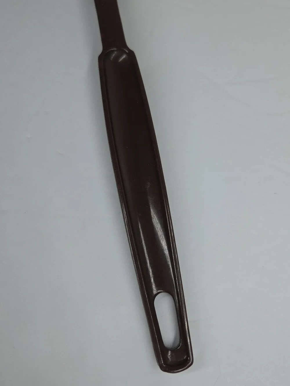 Vtg Ekco USA Brown Nylon Slotted Spaghetti Pasta Serving Spoon Dishwasher Safe